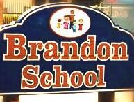 The Brandon School sign