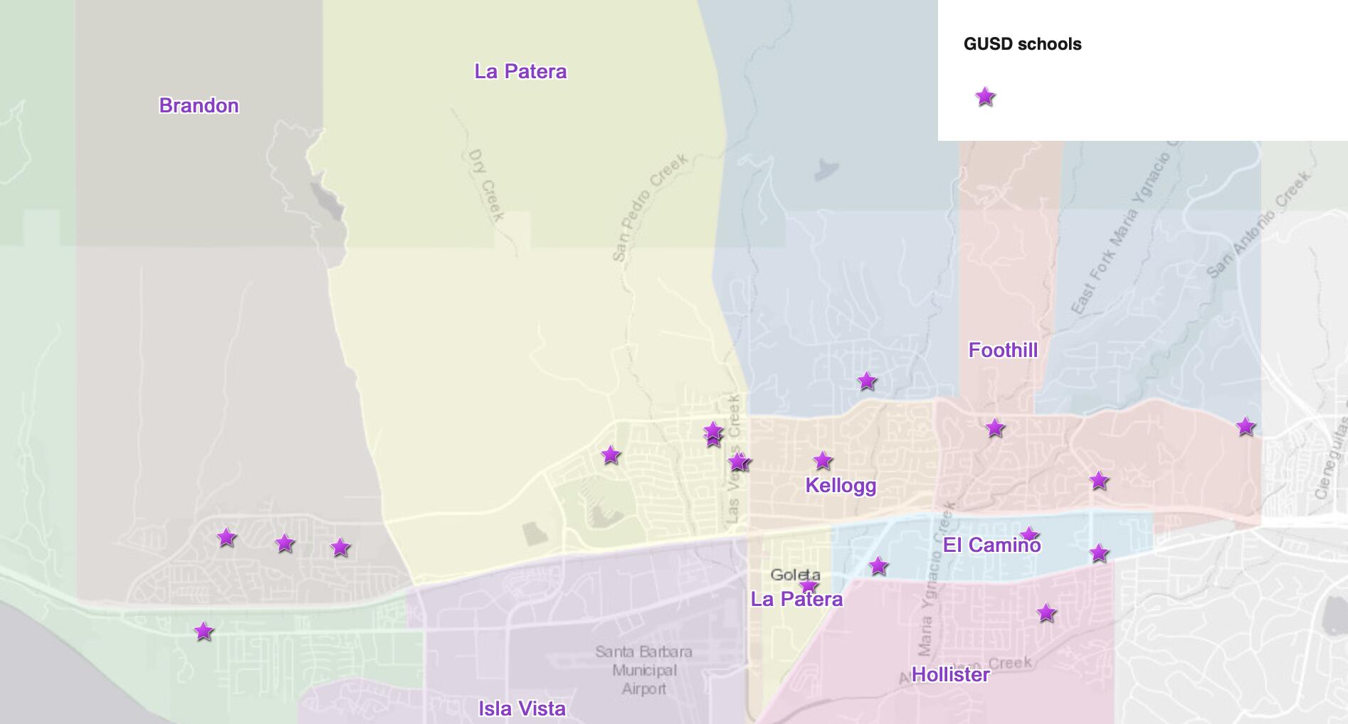 Goleta Union School District Map
